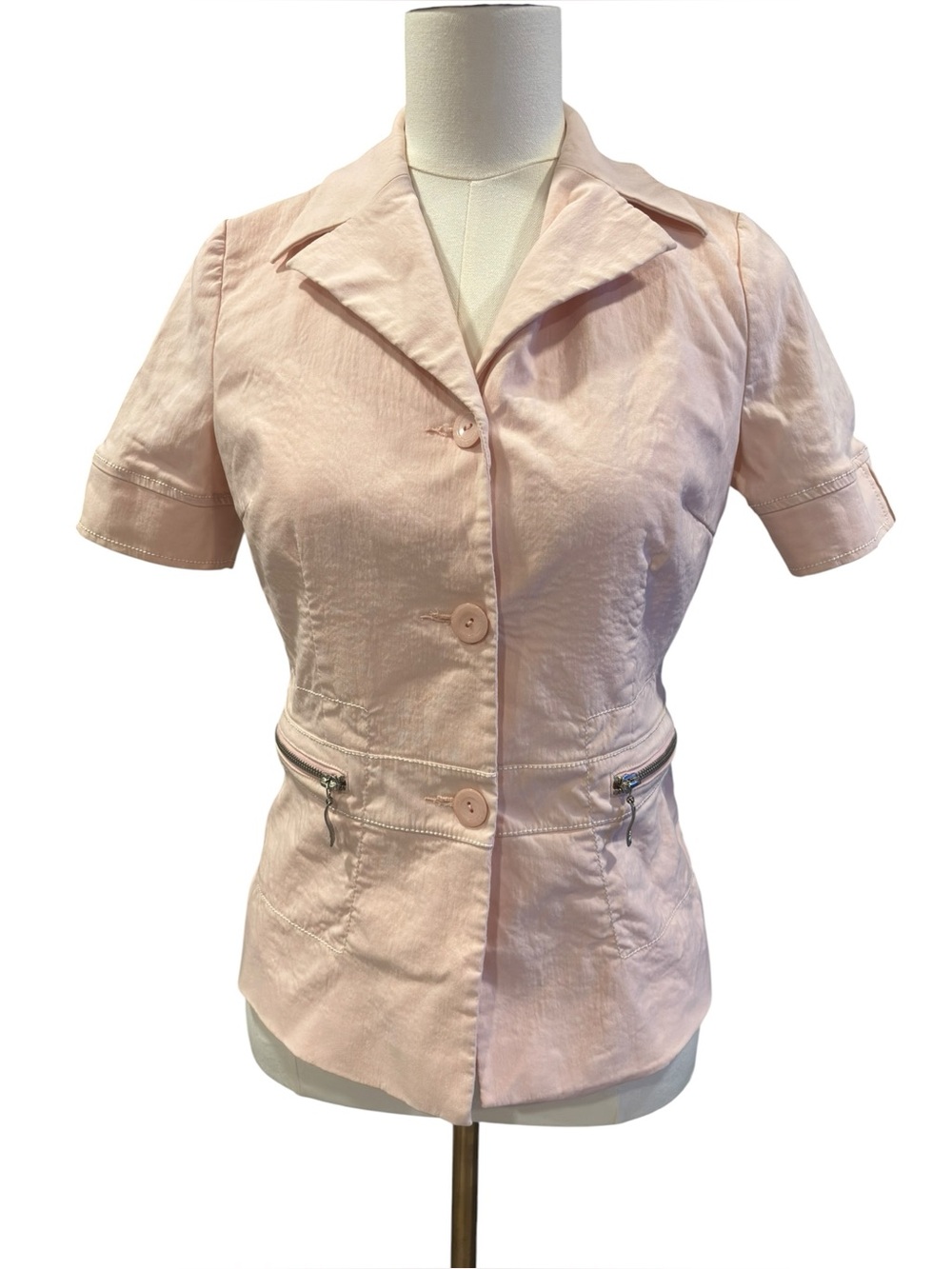 Emu Paris Pale Pink Tailored Blazer 38 US Women’s 6 Parisian style feminine